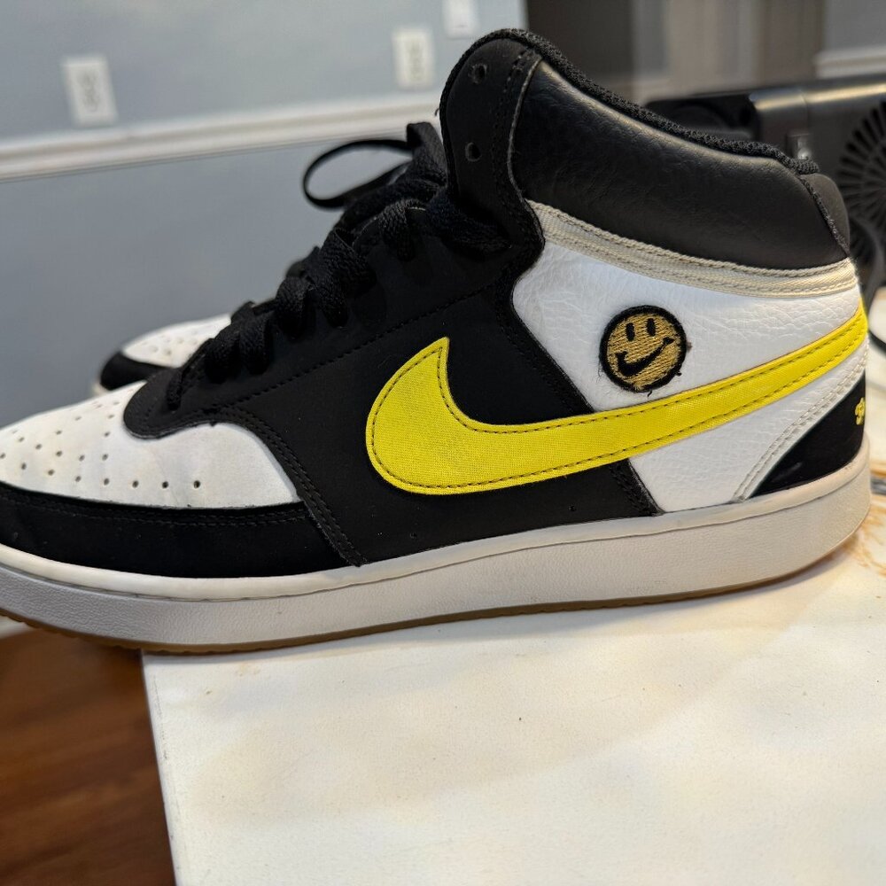Nike By You Air Force 1 Black Yellow Size 10 Men